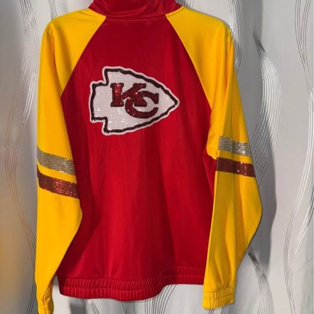 GIII 4Her NFL Kansas City Chiefs Track Jacket Size Large